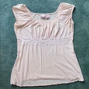 Light pink casual tee